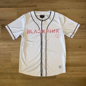 Blackpink Deadline 2025 World Tour White Baseball Jersey Size Large K-pop Merch